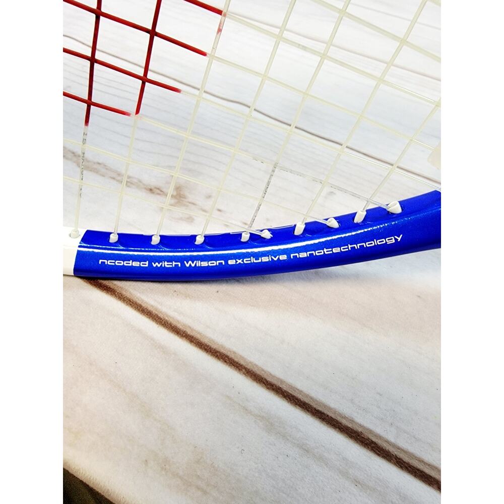 WILSON NCode N4 Tennis Racket Grip Size 4 3/8" With Cover Case - Picture 15 of 16